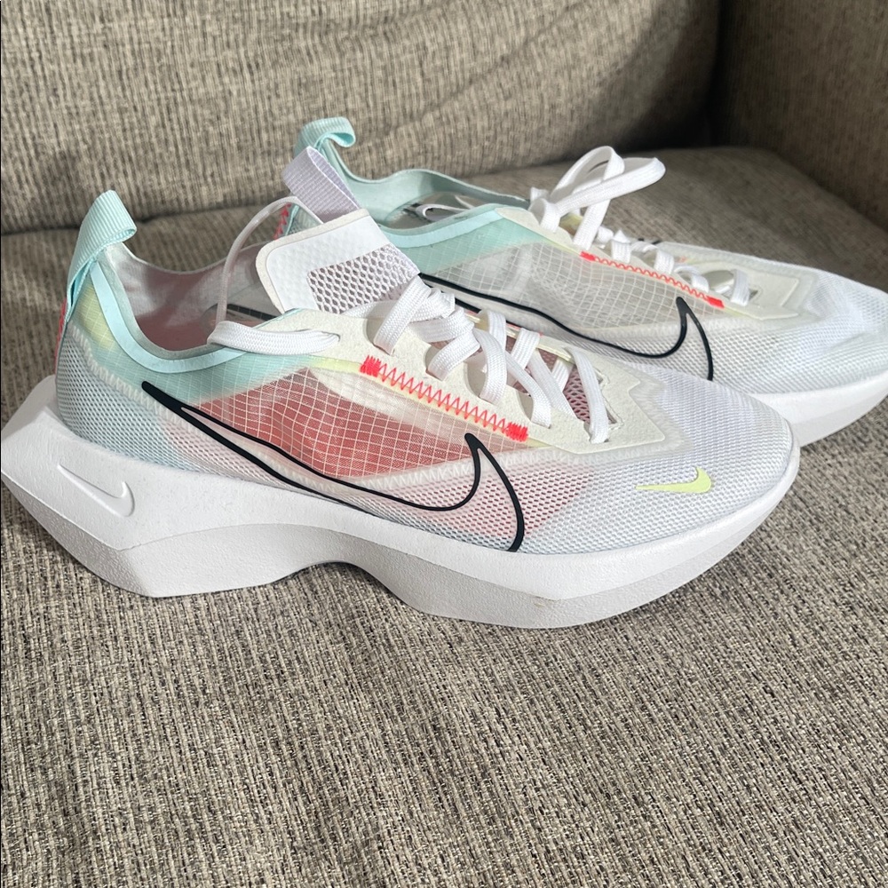 Nike Women's White and Pastel Sneakers